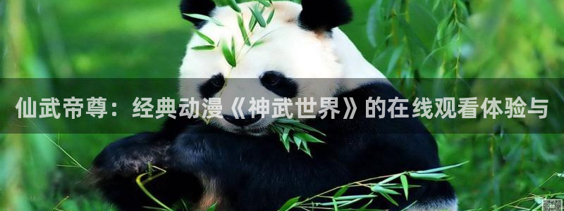 香蕉成熟时夏梦:仙武帝尊:经典动漫《神武世界》的在线观看体验与配图